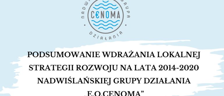 Grafika o podsumowaniu wdrażania lokalnej strategii rozwoju