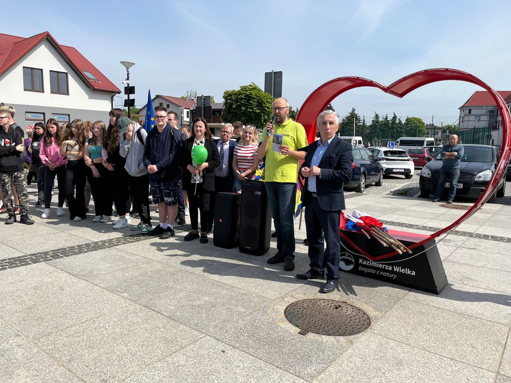 Inauguracja questu - przemówienie Burmistrza oraz przedstawiciela fundacji Mapa Pasji